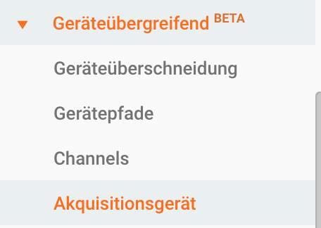 Google geräteübergreifende Berichte durch Google Signale