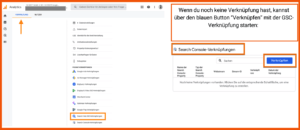 Search Console Insights Einrichtung Schritt 1