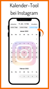 So nutzt du die Kalender-Funktion in den Instagram Insights