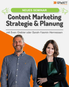 Seminar: Content Marketing Strategie und Planung 