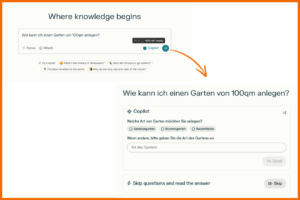 Perplexity - Abfrage mit Copilot
