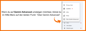 Gemini - Hilfe - Advanced